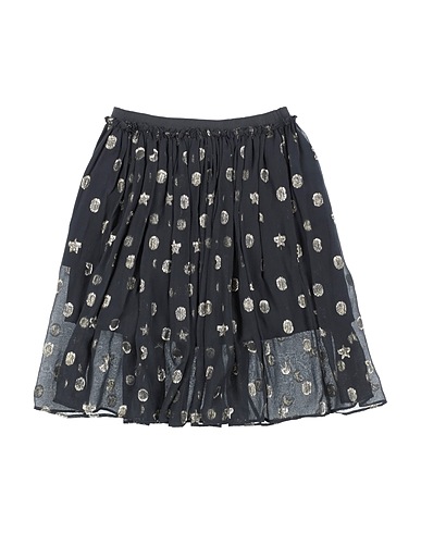 STELLA McCARTNEY KIDS スカート ブラック シルク 91% / 金属繊維 9% / レーヨン