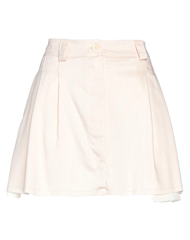 HAVEONE Mini skirt Light pink 62% Viscose, 36% Polyester, 2% Elastane, Cotton