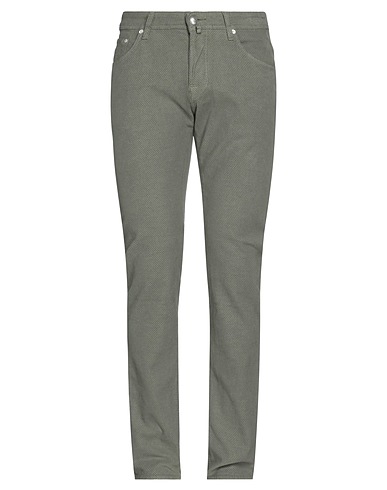 JACOB COHЁN 5-pocket Military green 99% Cotton, 1% Elastane