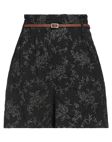 HAVEONE Shorts & Bermuda Black 93% Cotton, 7% Lurex®