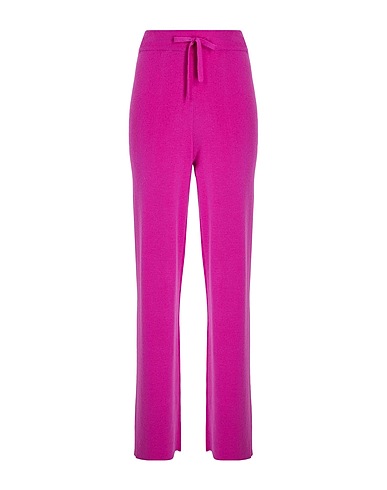 8 by YOOX Casual trouser KNIT STRAIGHT LEG PANTS
 Mauve 60% Merino Wool, 40% Recycled polyamide