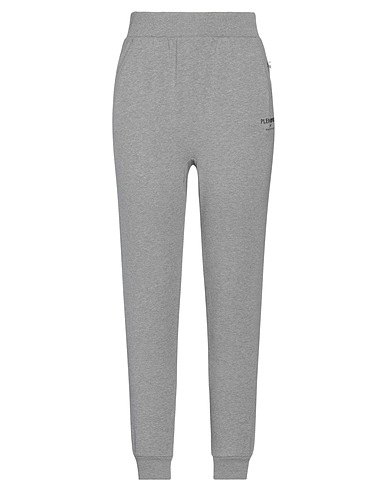 PLEIN SPORT Casual trouser Grey 94% Cotton, 6% Elastane