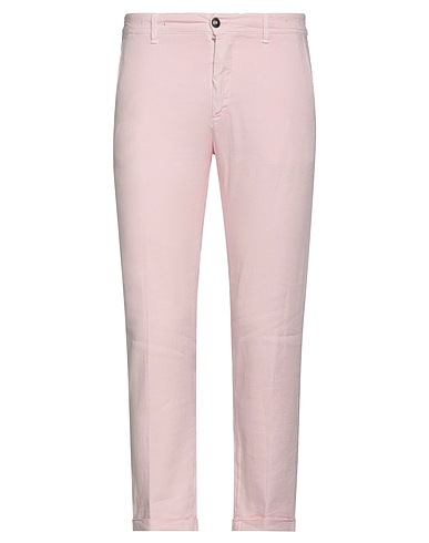 LIU •JO MAN Casual trouser Light pink 72% Linen, 15% Viscose, 12% Cotton, 1% Elastane