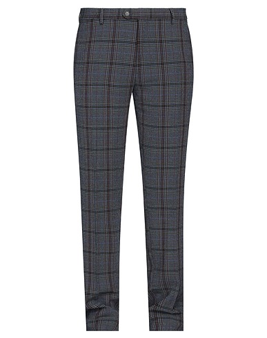 ETRO Casual trouser Midnight blue 100% Wool, Acetate, Viscose
