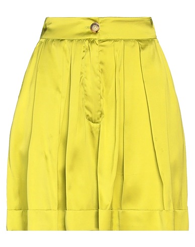 SOLOTRE Shorts & Bermuda Verde lime 100% Viscosa