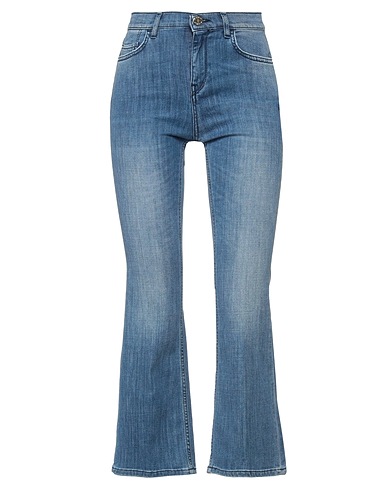 PINKO Cropped jeans Blue 66% Cotton, 17% Lycra®, 15% Polyester, 2% Elastane