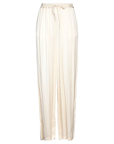 SOLOTRE Casual pants White 100% Viscose