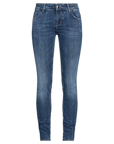 BLUGIRL Denim trousers Blue 92% Cotton, 7% Lycra®, 1% Elastane