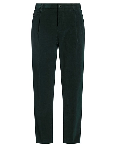 DOLCE&GABBANA Casual trouser Green 98% Cotton, 2% Elastane