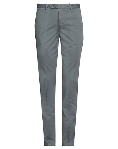 MANUEL RITZ Casual pants Grey 97% Cotton, 3% Elastane