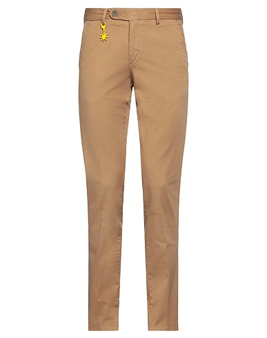 MANUEL RITZ Casual trouser Camel 97% Cotton, 3% Elastane