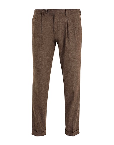 8 by YOOX Hosen DOUBLE DART FORMAL TROUSERS Maulwurfsgrau 60% Recycelte Wolle, 20% Recyceltes Polyester, 15% Recyceltes Polyamid, 5% Andere Fasern