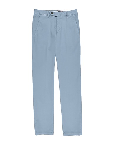 MANUEL RITZ Casual pants Grey 98% Cotton, 2% Elastane