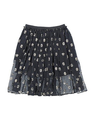STELLA McCARTNEY KIDS Skirt Black 91% Silk, 9% Metallic fiber, Viscose