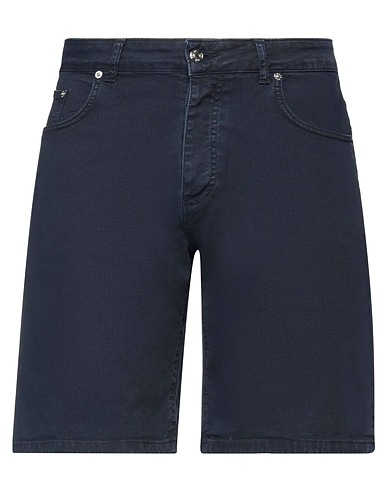 BE ABLE Denim shorts Midnight blue 99% Cotton, 1% Elastane