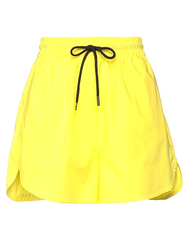 SOLOTRE Shorts & Bermuda Yellow 100% Cotton