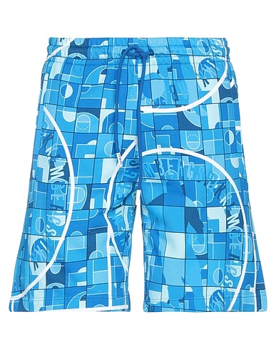 BIKKEMBERGS Shorts & Bermuda Azure 100% Cotton