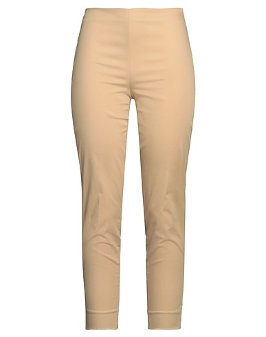 CLIPS MORE Casual trouser Beige 97% Cotton, 3% Elastane