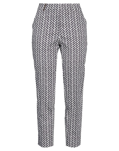 PESERICO Casual pants Charcoal 98% Cotton, 2% Elastane