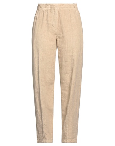 ASPESI Casual pants Beige 100% Linen