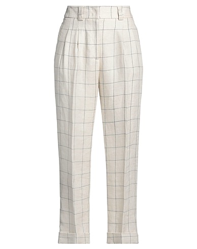 PESERICO Pantalon Beige 100% Lin
