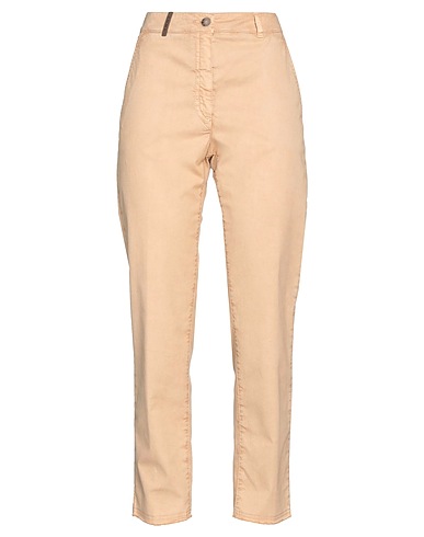 PESERICO Casual trouser Camel 98% Cotton, 2% Elastane