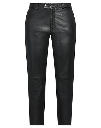 BULLY Casual pants Black 100% Lambskin