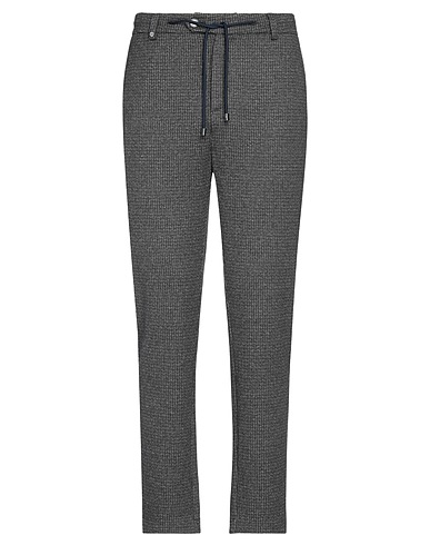 DISTRETTO 12 Casual pants Black 44% Cotton, 32% Viscose, 12% Polyester, 12% Polyamide