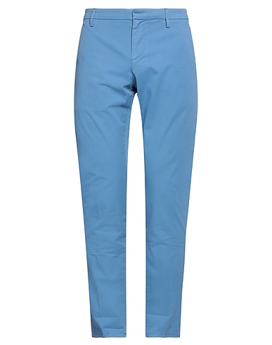 DONDUP Casual pants Light blue 96% Cotton, 4% Elastane