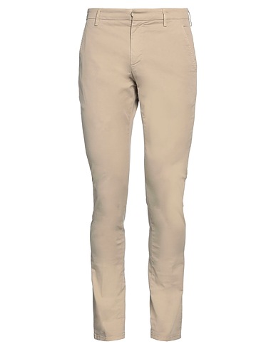 DONDUP Casual pants Beige 96% Cotton, 4% Elastane