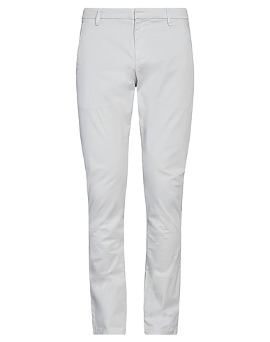 DONDUP Casual pants Light grey 96% Cotton, 4% Elastane