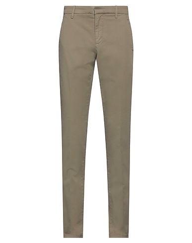 DONDUP Casual trouser Green 96% Cotton, 4% Elastane