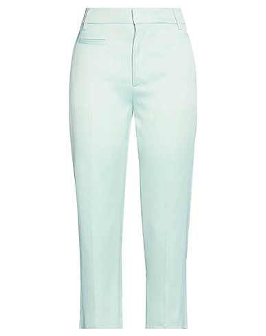 DONDUP Casual trouser Light green 76% Viscose, 24% Linen