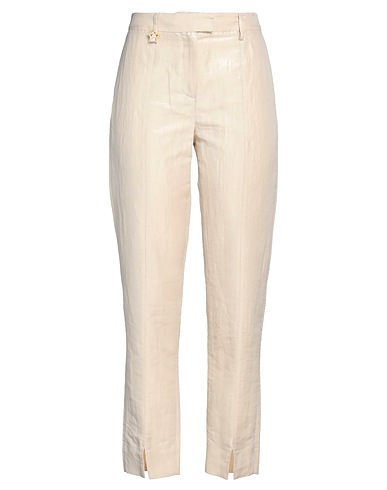 LORENA ANTONIAZZI Casual trouser Light grey 82% Cotton, 18% Polyester