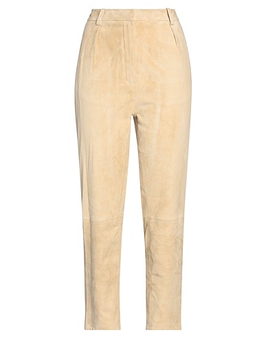 INÈS & MARÉCHAL Pantalone Beige Pelle di agnello