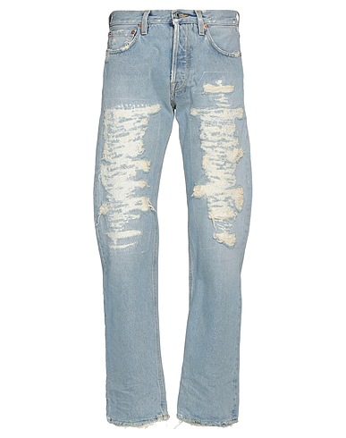 GRIFONI Denim pants Blue 100% Cotton