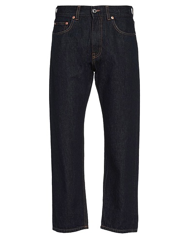 GRIFONI Denim trousers Blue 100% Cotton