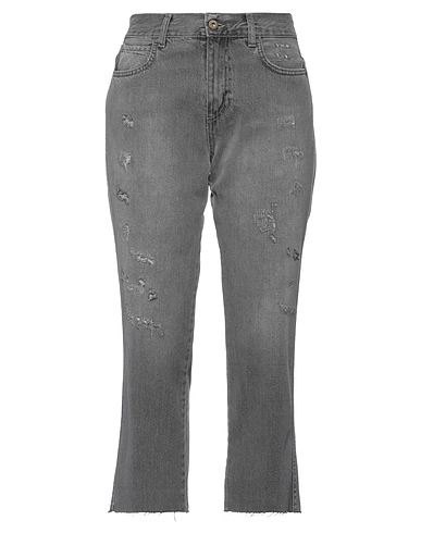 MERCI ITALIA Denim trousers Lead 100% Cotton