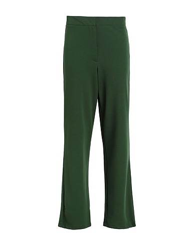 VERO MODA Casual trouser Green 61% Polyester, 36% Recycled polyester, 3% Elastane