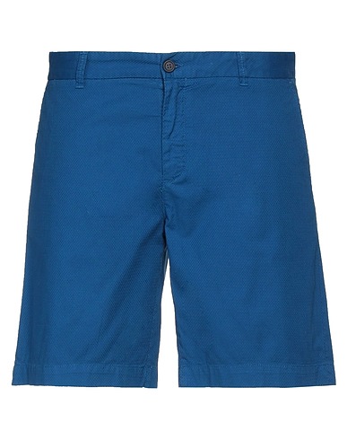 BIKKEMBERGS Shorts & Bermuda Blue 96% Cotton, 4% Elastane