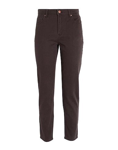 ONLY Denim trousers Dark brown 100% Cotton