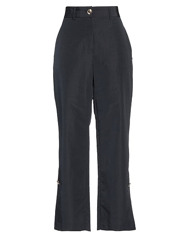 OTTOD'AME Pantalone Nero 45% Poliammide, 35% Lino, 20% Cotone, Acetato, Viscosa