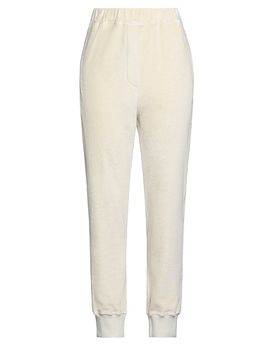 .TESSA Pantalone Off white 81% Cotone, 19% Poliammide