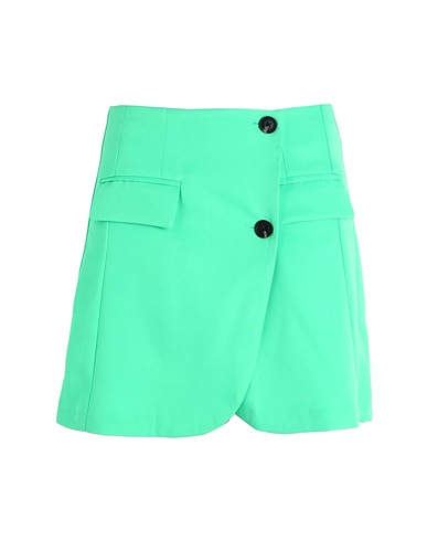 VERO MODA Mini skirt Green 90% Polyester, 10% Elastane