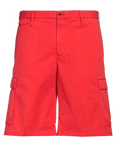PT Torino ショートパンツ＆バミューダパンツ レッド コットン 98% / ポリウレタン 2%