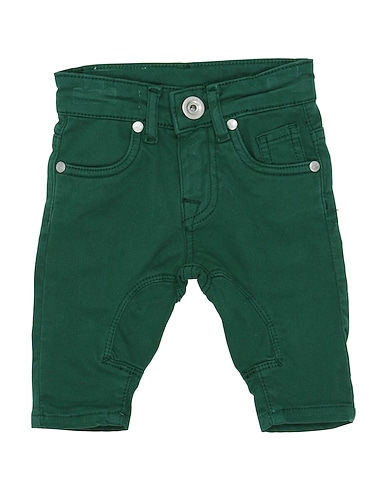 SIVIGLIA WHITE Casual pants Dark green 98% Cotton, 2% Elastane