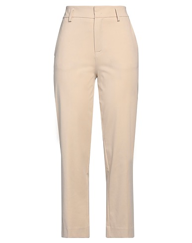 MERCI ITALIA Casual pants Light brown 52% Cotton, 40% Nylon, 8% Elastane