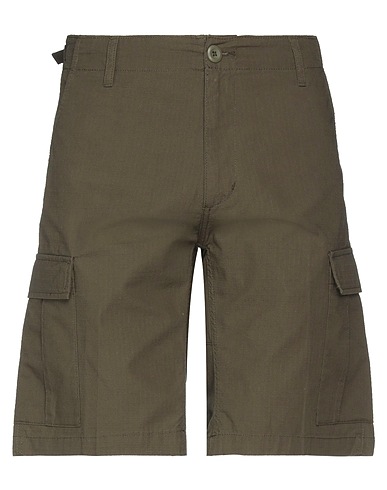 CARHARTT Shorts & Bermudas Militärgrün 100% Baumwolle
