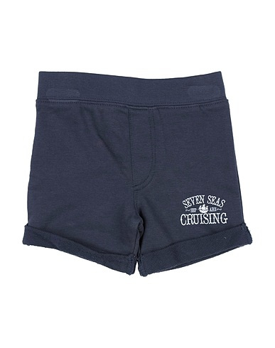 BLUE SEVEN Shorts & Bermuda Midnight blue 100% Cotton