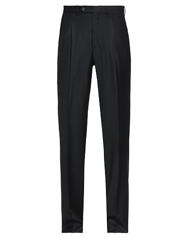 DUNHILL Casual pants Midnight blue 100% Virgin Wool